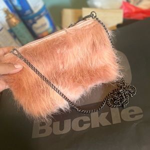 Faux fur bag